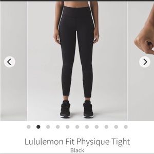Lululemon fit physic tights brand new